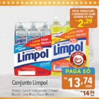 Supermercados Condor Conjunto limpol oferta
