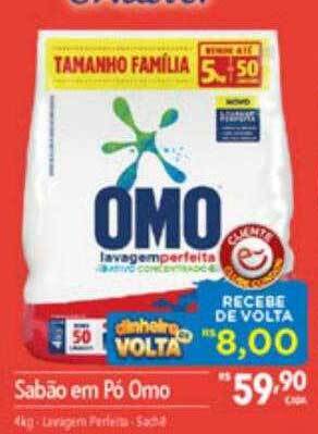 Supermercados Condor Sabão em pó omo oferta
