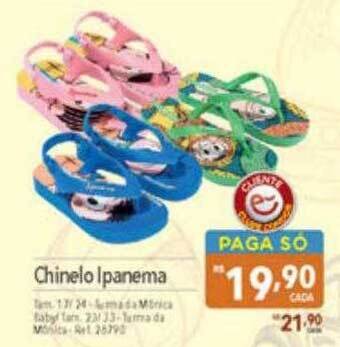 Supermercados Condor Chinelo ipanema oferta