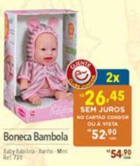 Supermercados Condor Boneca bambola oferta
