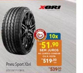 Supermercados Condor Pneu sport xbri oferta
