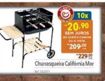 Supermercados Condor Churrasqueira califórnia mor oferta