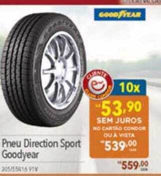 Supermercados Condor Pneu direction sport goodyear oferta