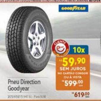 Supermercados Condor Pneu direction goodyear oferta