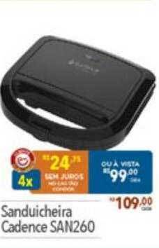 Supermercados Condor Sanduicheira cadence san260 oferta