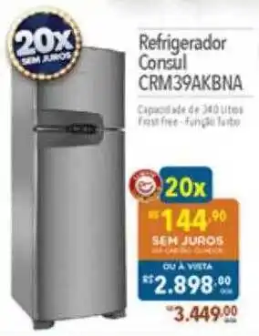 Refrigerador consul crm39akbna
