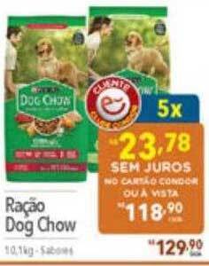Supermercados Condor Ração dog chow oferta
