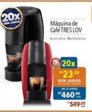 Supermercados Condor Máquina de café tres lov oferta