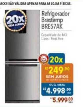 Supermercados Condor Refrigerador brastemp bre57ak oferta
