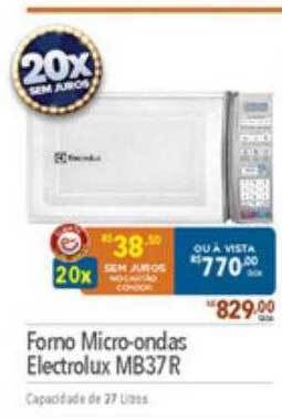 Supermercados Condor Forno micro-ondas electrolux mb37r oferta