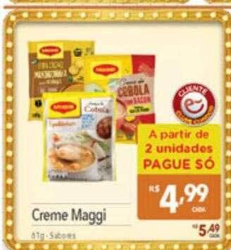 Supermercados Condor Creme maggi oferta
