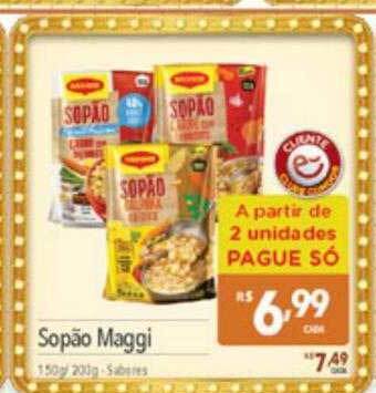 Supermercados Condor Sopão maggi oferta