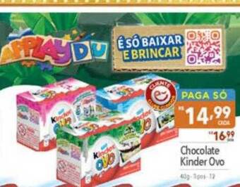 Supermercados Condor Chocolate kinder ovo oferta