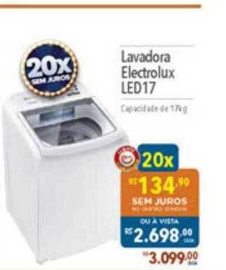 Lavadora electrolux led17