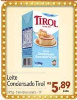 Supermercados Condor Leite condensado tirol oferta