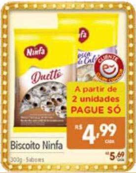 Supermercados Condor Biscoito ninfa oferta