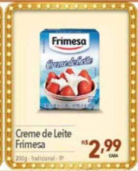 Supermercados Condor Creme de leite frimesa oferta