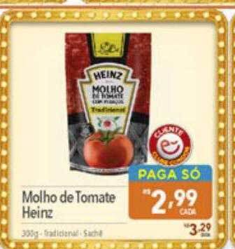 Supermercados Condor Molho de tomate heinz oferta