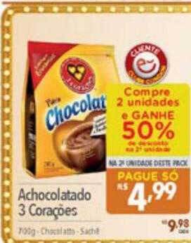 Supermercados Condor Achocolatado 3 corações oferta