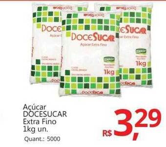 Supermercados Koch Açúcar docesucar extra fino oferta