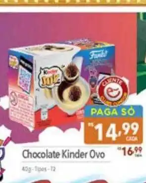 Supermercados Condor Chocolate kinder ovo oferta