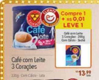 Supermercados Condor Café com leite 3 corações oferta