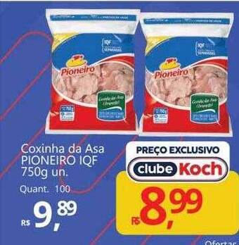 Coxinha da asa pioneiro iqf