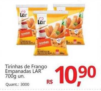 Supermercados Koch Tirinhas de frango empanadas lar oferta
