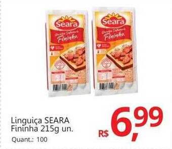 Supermercados Koch Linguiça seara fininha oferta