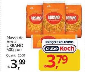 Supermercados Koch Massa de arroz urbano oferta