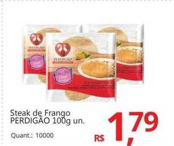 Supermercados Koch Steak de frango perdigão oferta