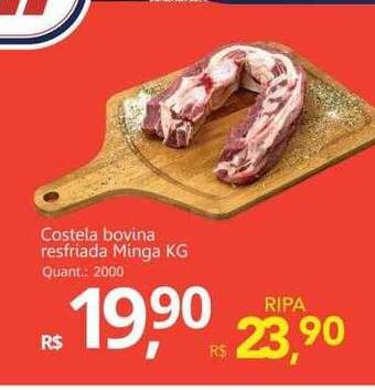 Supermercados Koch Costela bovina resfriada minga kg oferta