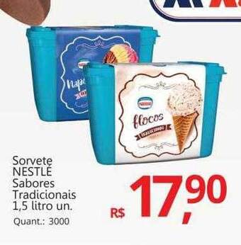 Supermercados Koch Sorvete nestlé sabores tradicionais oferta