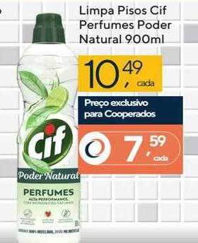 Coop Limpa pisos cif perfumes poder natural oferta