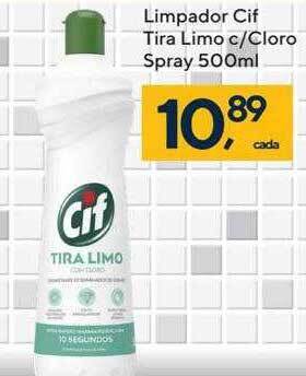 Coop Limpador cif tira limo c cloro spray oferta