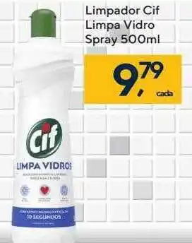 Limpador cif limpa vidro spray