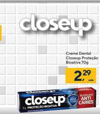 Coop Creme dental closeup proteção bioativa oferta