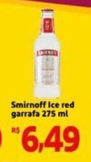 Extra Supermercado Smirnoff Ice Red garrafa 275ml oferta