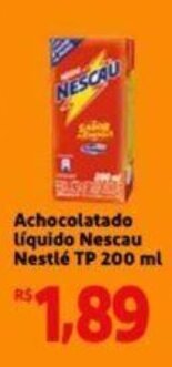 Extra Supermercado Achocolatado liquido Nescau Nestle tp 200ml oferta