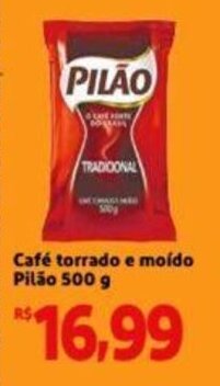 Extra Supermercado Cafe Torrado e Moido Pilao 500g oferta