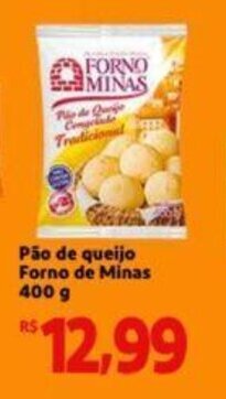 Extra Supermercado Pao de queijo Forno de Minas 400g oferta