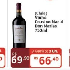 Royal Supermercados Vinho oferta