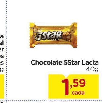 Carrefour Chocolate 5 star lacta oferta