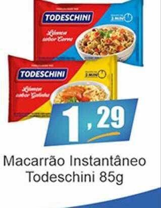 Macarrão instantâneo todeschini