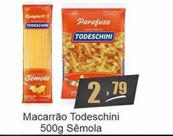 Dubom Supermercados Macarrão todeschini sêmola oferta