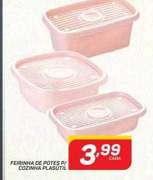 GBarbosa Feirinha de potes p cozinha plasútil oferta
