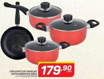 GBarbosa Conjunto de panelas antiaderentes krea oferta