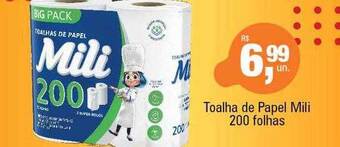 Supermercados Alvorada Toalha de papel mili oferta