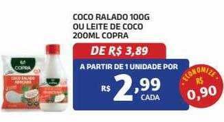 Bahamas Mix Coco ralado ou leite de coco copra oferta
