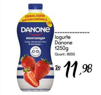 Giassi Supermercados Iogurte danone 1250g oferta